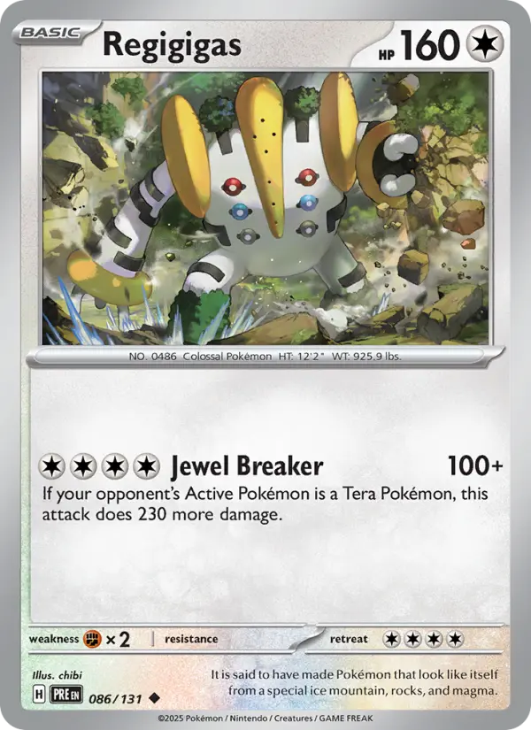 Regigigas, Prismatic Evolutions 086
