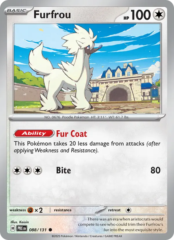 Furfrou, Prismatic Evolutions 088