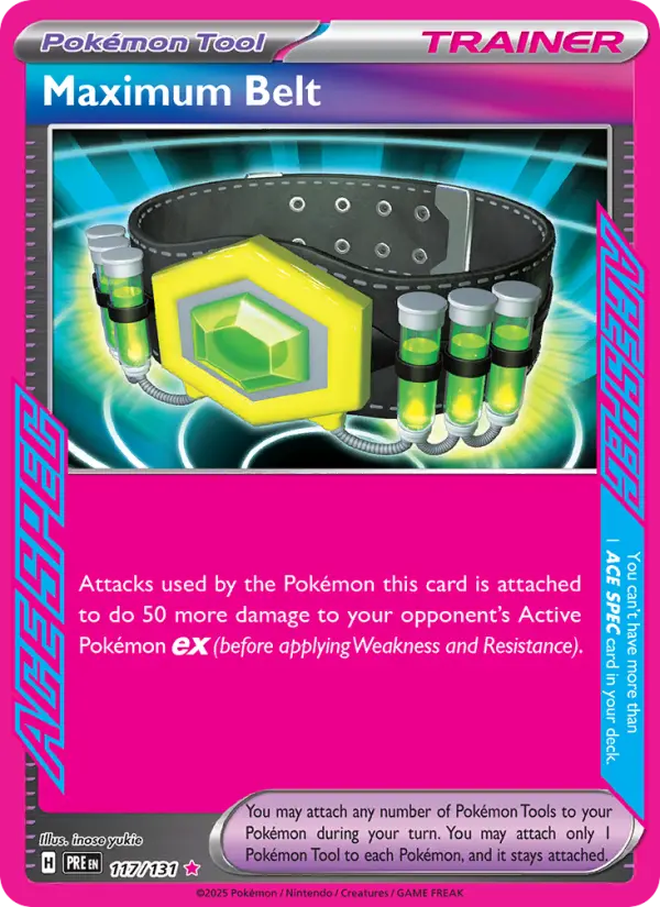 Maximum Belt, Prismatic Evolutions 117