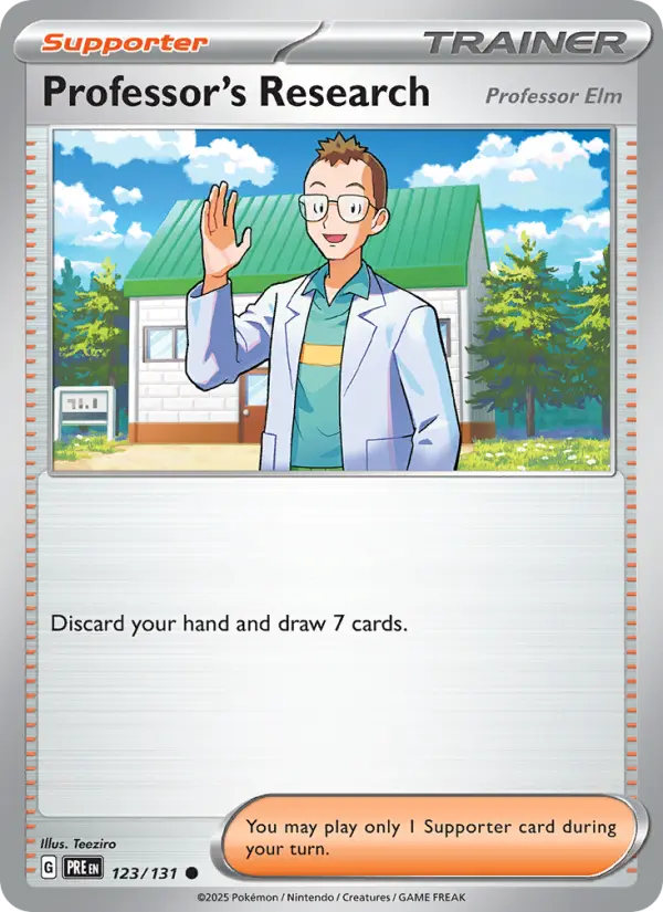 Professor's Research, Prismatic Evolutions 123