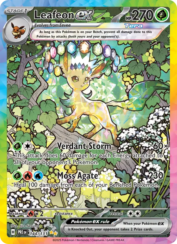 Leafeon ex, Prismatic Evolutions 144