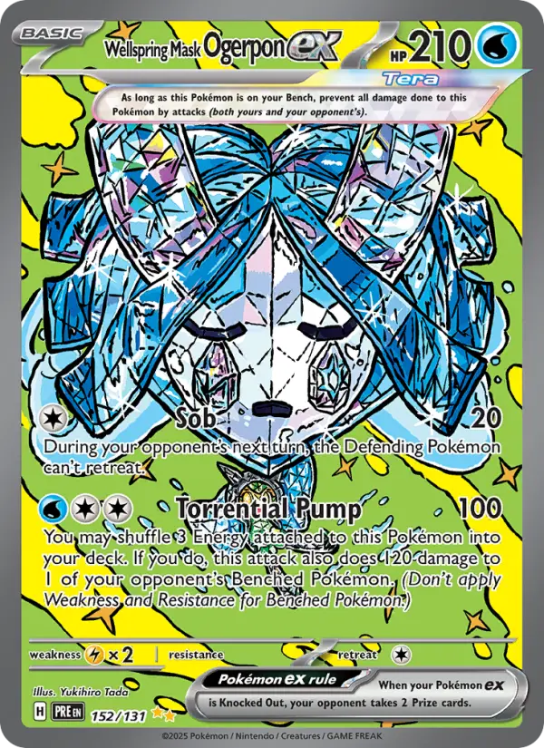 Wellspring Mask Ogerpon ex, Prismatic Evolutions 152