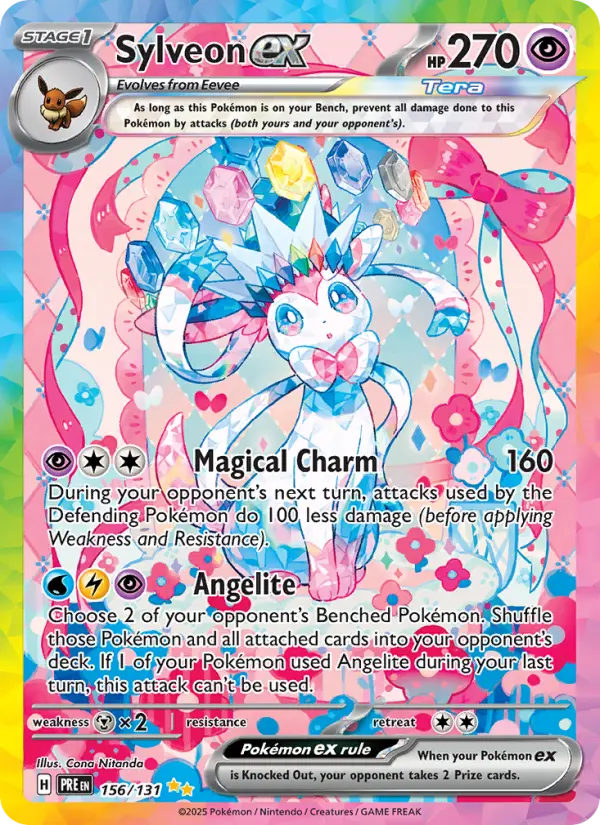 Sylveon ex, Prismatic Evolutions 156