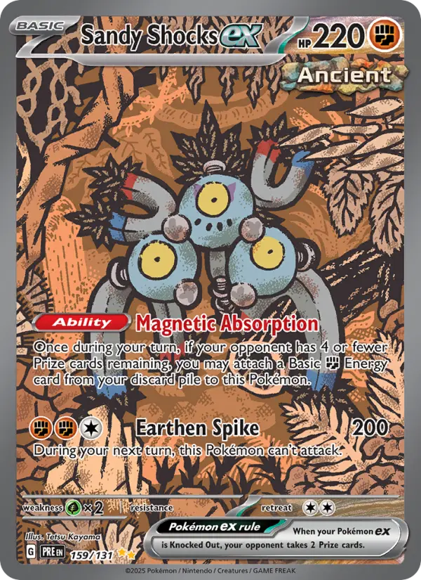 Sandy Shocks ex, Prismatic Evolutions 159