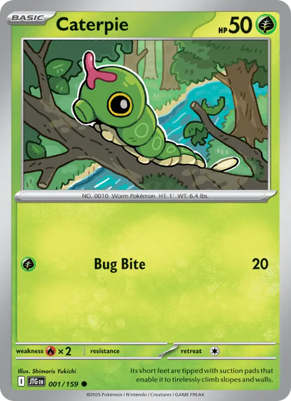 Caterpie, Journey Together 001