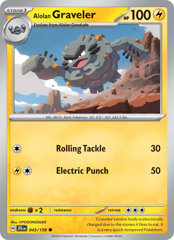 Alolan Graveler, Journey Together 045