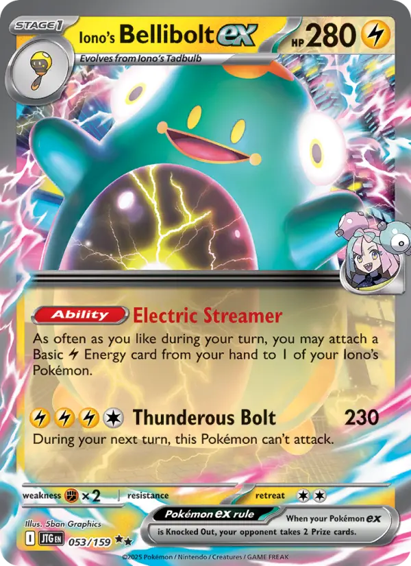 Iono's Bellibolt ex, Journey Together 053