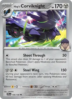 Hop's Corviknight, Journey Together 108