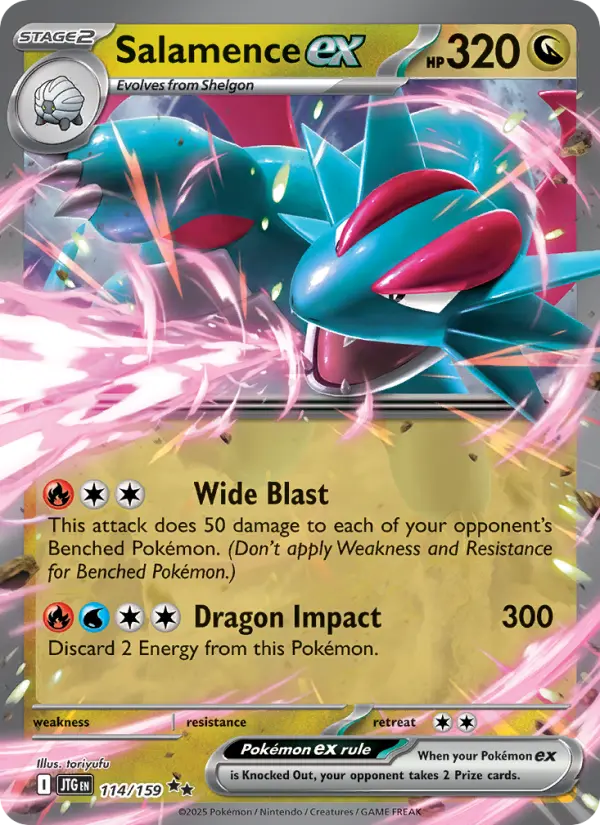 Salamence ex, Journey Together 114