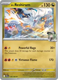 N's Reshiram, Journey Together 116