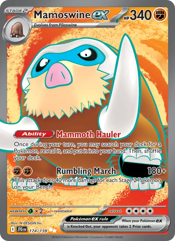 Mamoswine ex, Journey Together 174