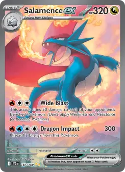 Salamence ex, Journey Together 187