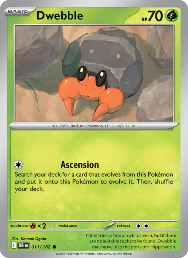 Dwebble, Destined Rivals 011