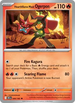 Hearthflame Mask Ogerpon, Destined Rivals 044