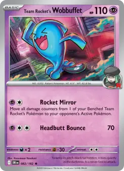 Team Rocket's Wobbuffet, Destined Rivals 082