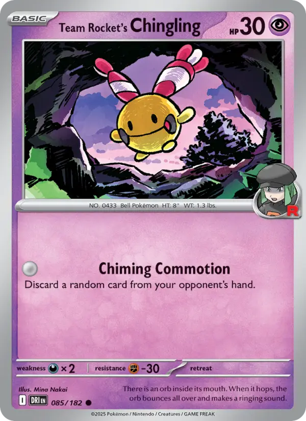 Team Rocket's Chingling, Destined Rivals 085