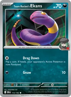 Team Rocket's Ekans, Destined Rivals 112