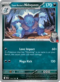 Team Rocket's Nidoqueen, Destined Rivals 116