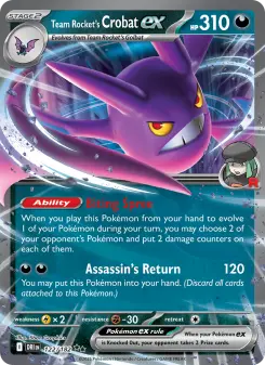 Team Rocket's Crobat ex, Destined Rivals 122