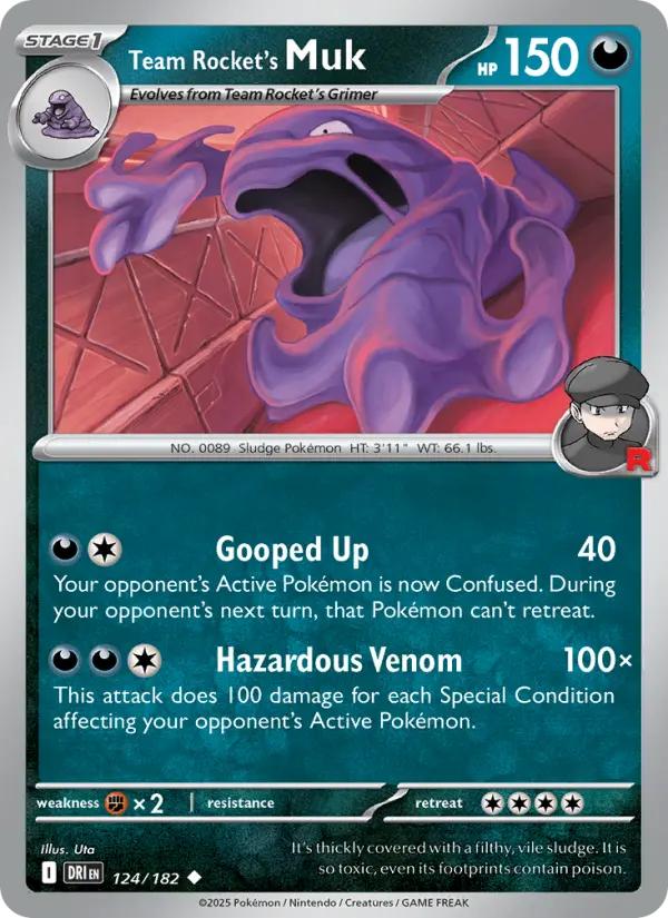 Team Rocket's Muk, Destined Rivals 124