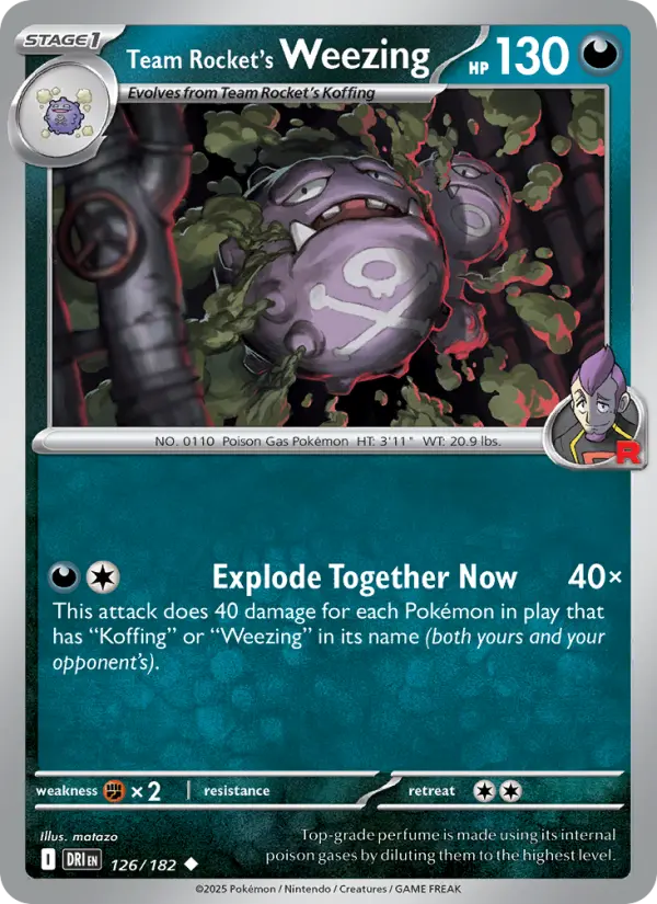 Team Rocket's Weezing, Destined Rivals 126