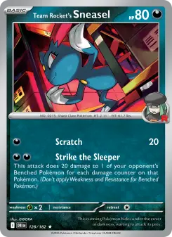 Team Rocket's Sneasel, Destined Rivals 128