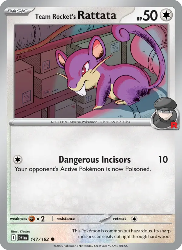 Team Rocket's Rattata, Destined Rivals 147