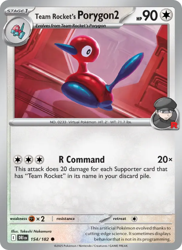 Team Rocket's Porygon2, Destined Rivals 154