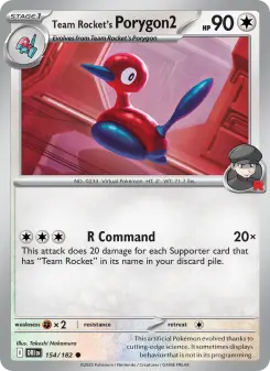 Team Rocket's Porygon2, Destined Rivals 154