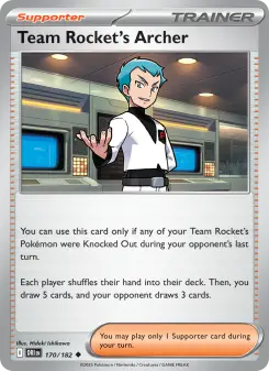 Team Rocket's Archer, Destined Rivals 170