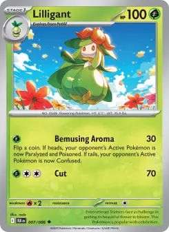 Lilligant, Black Bolt 007