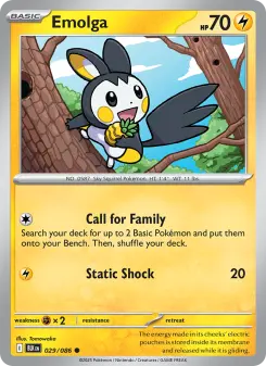 Emolga, Black Bolt 029