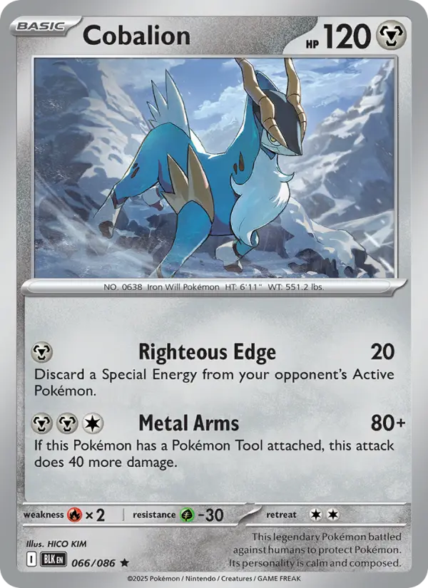 Cobalion, Black Bolt 066