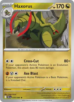 Haxorus, Black Bolt 070
