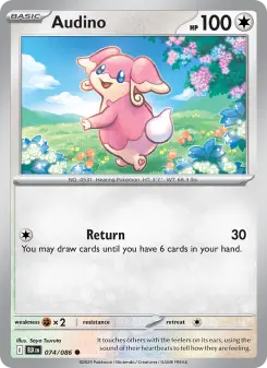 Audino, Black Bolt 074
