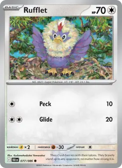 Rufflet, Black Bolt 077