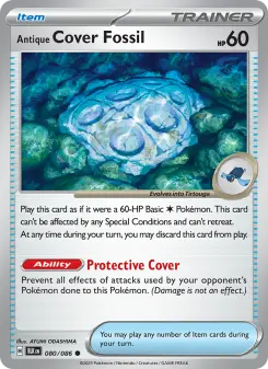 Antique Cover Fossil, Black Bolt 080