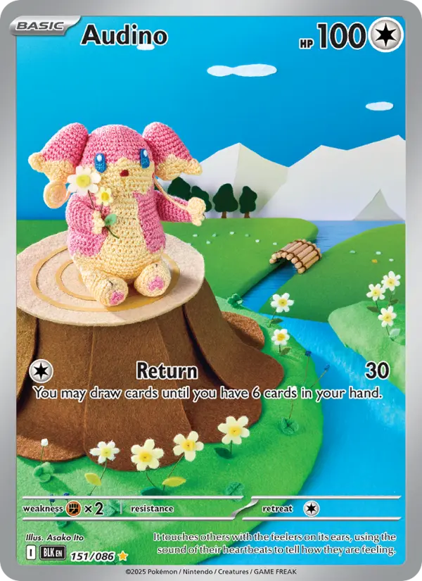 Audino, Black Bolt 151