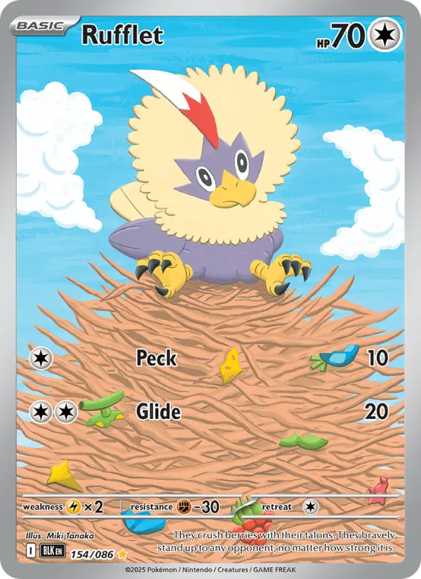 Rufflet, Black Bolt 154