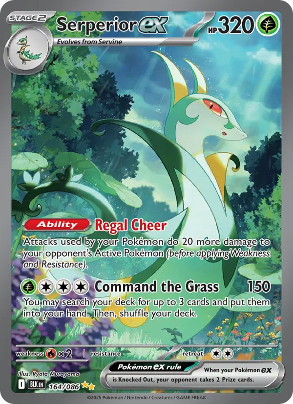 Serperior ex, Black Bolt 164