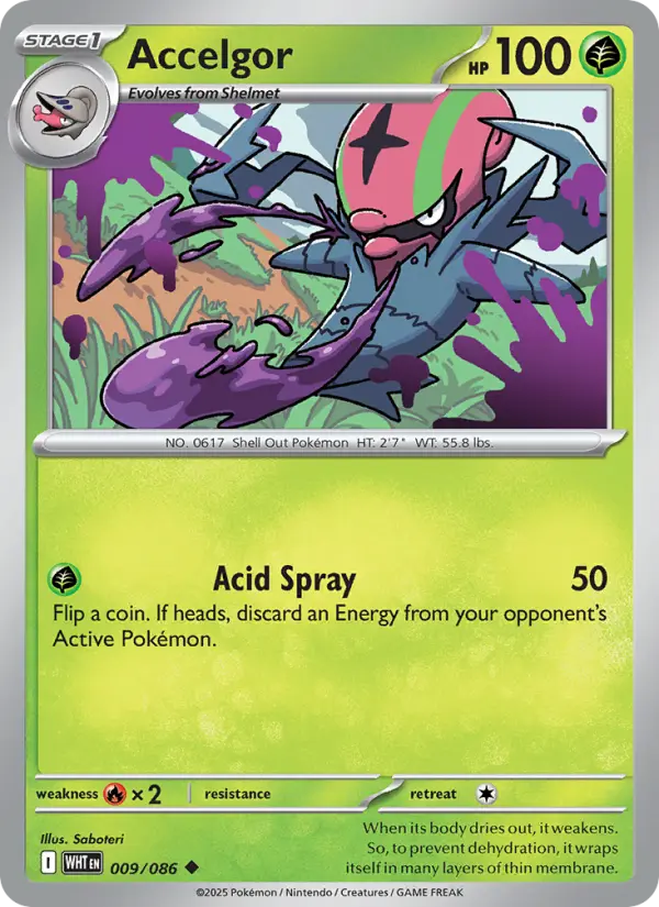 Accelgor, White Flare 009