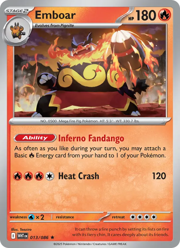 Emboar, White Flare 013