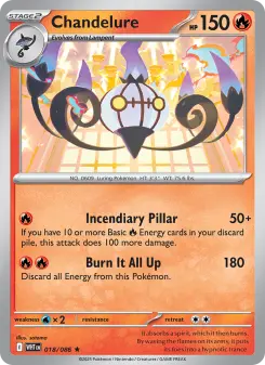 Chandelure, White Flare 018