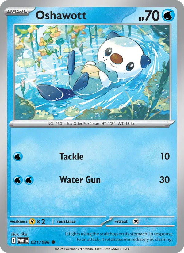 Oshawott, White Flare 021