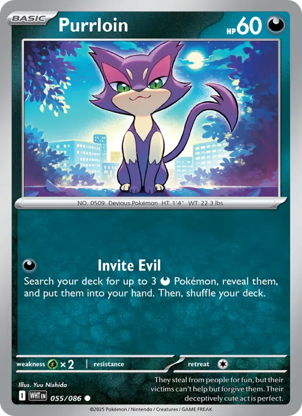 Purrloin, White Flare 055
