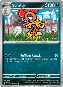 Scrafty, White Flare 058