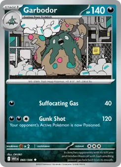 Garbodor, White Flare 060
