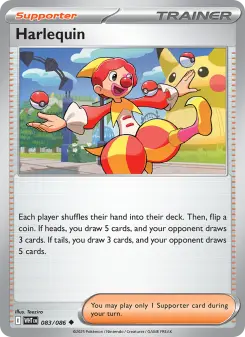 Harlequin, White Flare 083