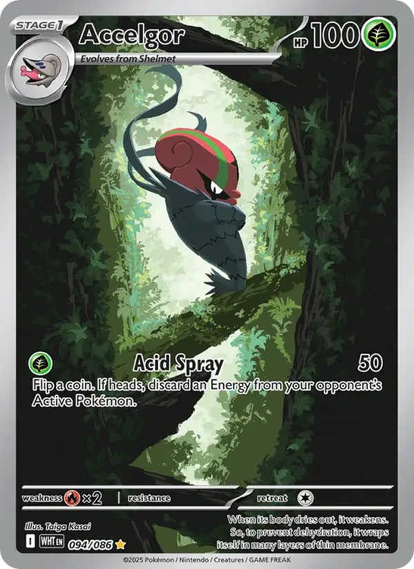 Accelgor, White Flare 094