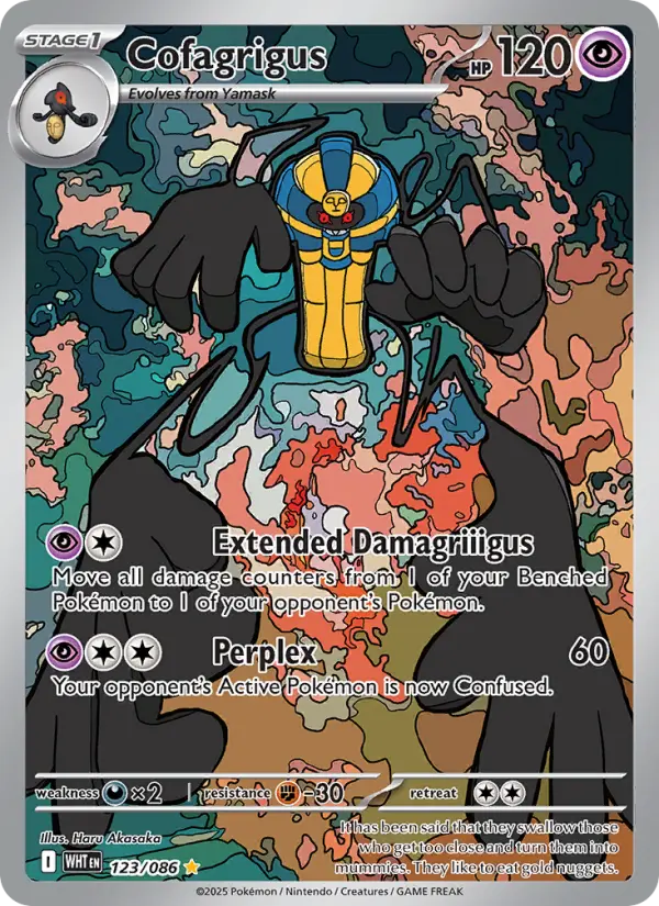 Cofagrigus, White Flare 123